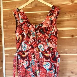 Fabulous, Plunging, Draped Sundress - M - Boutique